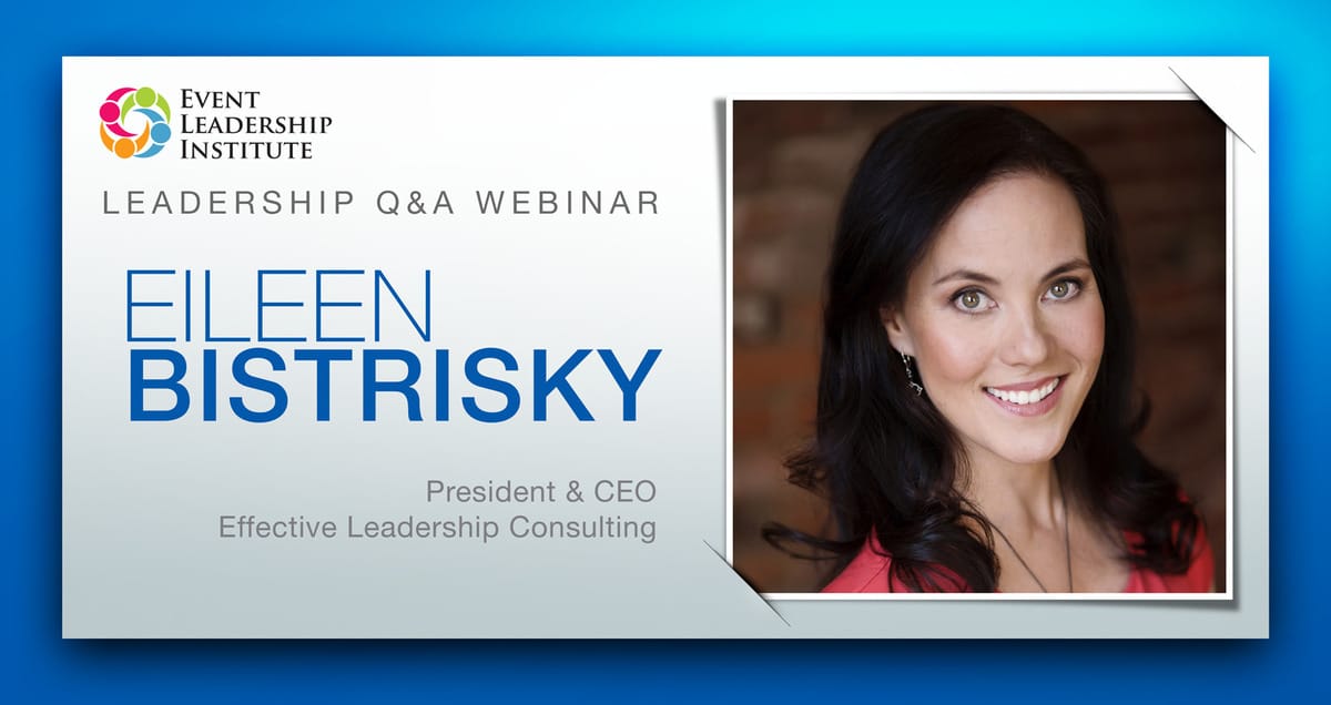 Q&A: Eileen Bistrisky, Effective Leadership Consulting