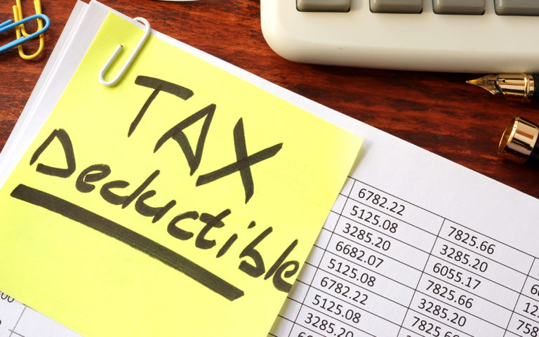Calculating the Tax-Deductibility of An Auction Item